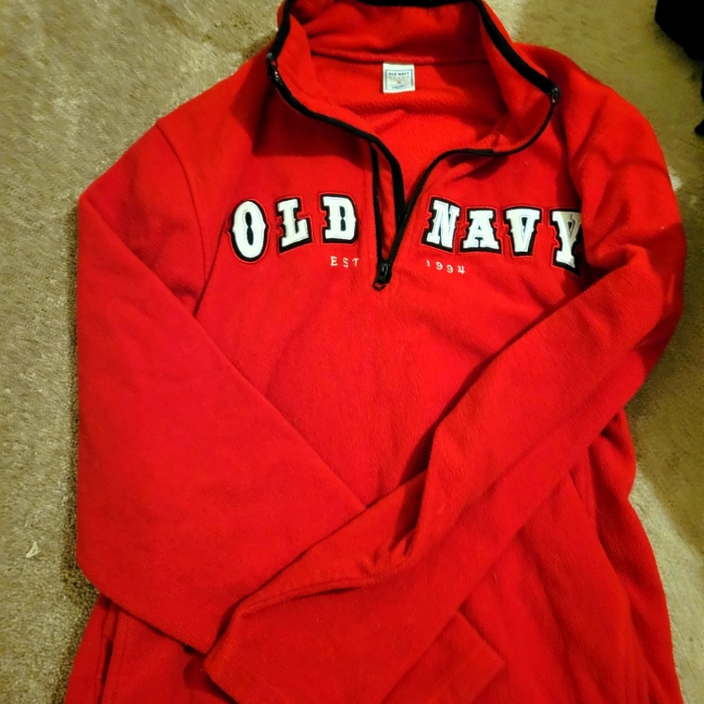 Red old navy hoodie